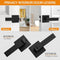 10 Pack Matte Black Door Handles Privacy Door Levers, Keyless Interior Door Knobs Square Door Levers Heavy Duty Door Locks for Bedroom Bathroom, Reversible Flat Levers