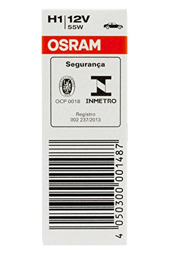 OSRAM 64150 ORIGINAL H1, halogen headlamp, 64150, 12 V passenger car, folding carton box (1 unit) Halogen white