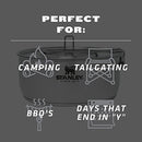 Stanley Even Heat Essential Pot Set, 4-Piece Camping Cookware Set with Stainless Steel Pots and Pans, Utensils, Lids, and Cooking Accessories, Outdoor Travel Kit for Campsites, Hiking, and More