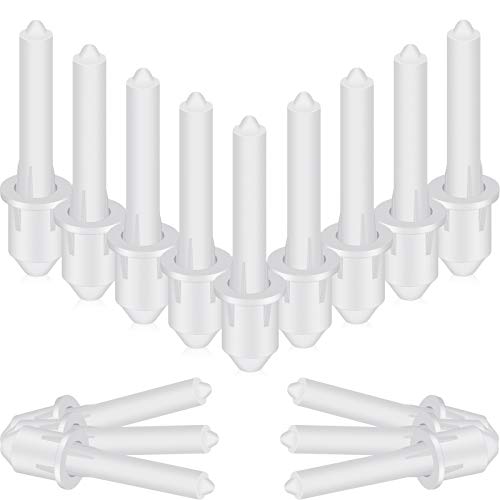 Shutter Repair Pins Replacement Repair Pins Plantation Shutter Pins for Windows Tools, White (20 Pieces)