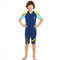 ZCCO Kids Short Wetsuits 2.5mm Children's Neoprene Suit Short Sleeve, Youth Boy's and Girl's One Piece Shorty Wetsuit for Diving,Swimming,Surfing Water Sports(DK-BE-2XS)