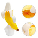 Warmtree Funny Banana Hat Cute Hat Novelty Plush Hat Banana Party Hat Dress Up Hat for Halloween Costume Cosplay Party