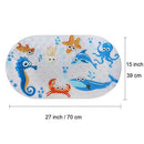 Bath Mats for Tub Kids,Non Slip Baby Bath Mat with Suction Cups for Tub Shower Anti-Slip Mat Cartoon Non Slip Bathtub Mat for Kids,27 x 15 Inch Cute Pattern Design