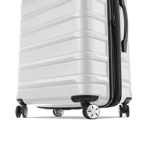 Samsonite Omni 2 Hardside Expandable Luggage with Spinner Wheels, Birch White, 2-Piece Set (Carry-on/Large), Omni 2 Hardside Expandable Luggage with Spinner Wheels