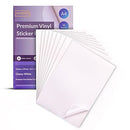 Avarrix Australia Printable Vinyl Sticker Paper for Inkjet Laser Printer, Glossy White, 100 Sheets, Waterproof Label Stickers, Printable Vinyl Sheets, Tear Resistant, Quick Dry Vibrant Colours, A4