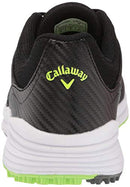 Callaway Men's Solana Sl Golf Shoe, Black/Lime, 8