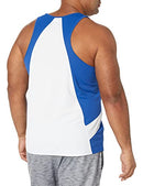 ASICS Mens Team Sweep Singlet Royal/White