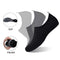 WateLves Water Shoes for Womens Mens Barefoot Quick-Dry Aqua Socks for Beach Swim Surf Yoga Exercise New Translucent Color Soles, Stripe/Black, 3.5-4