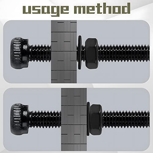 Zmbroll 510 Pcs M2 Socket Cap Screws Metric Hex Bolt Nuts Washers 12.9 Grade Alloy Steel Screw Hex Socket Head Cap Small Machine Screws Kits with Wrench Key