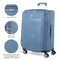 Travelpro VersaPack+ Lightweight Softside Expandable Checked Luggage, 8 Spinner Suitcase, TSA Lock, Men and Women, Checked Medium 25-Inch, Elemental Blue, Elemental Blue, Checked Medium 25-Inch,
