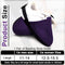 Zhanmai Bowling Shoe Slider 2 Pack Bowling Shoe Cover with Elastic Band Adjustable Bowling Accessories for Men Women Bowler Playing Ball Dancing, L, Purple, Large
