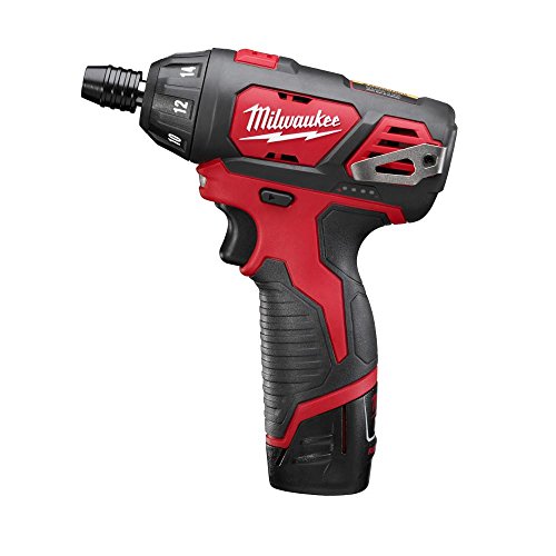 Milwaukee 2401-22 M12 12-Volt Lithium-Ion 1/4 in. Hex Cordless Screwdriver Kit