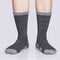 YUEDGE Men's Walking Hiking Socks Moisture Wicking Cushioned Gym Athletic Socks Casual Crew Socks for Size 9-11