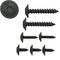 Auprotec Tapping Screws 4.2 x 22 mm Flat Head with Washer Torx Black Galvanised DIN 7049 4.2 x 22 mm Pack of 100