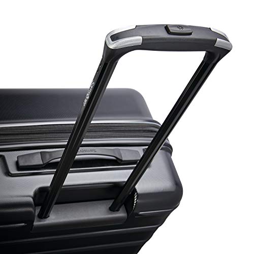 Samsonite Omni 2 Hardside Expandable Luggage with Duel Spinner Wheels, Midnight Black, 3-Piece Set (CO/MED/LG), Omni 2 Hardside Expandable Luggage with Duel Spinner Wheels