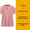 Carhartt Women's V-Neck Tech Scrub Top, Mauve, Medium