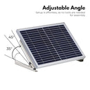 Noveden Solar Water Pond Water Fountain, 15W Solar Panel, Adjustable Flow, Efficient, Easy Setup and Maintenance, Versatile Garden Decor, 36 x 34cm