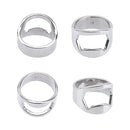 Stainless Steel Bottle Opener Ring Novelty Gift Idea Bottle Opener Novelty Finger Tool for Removing Beer Bottle Opener Caps