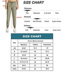 Libin Women's Cargo Joggers Lightweight Quick Dry Hiking Pants Athletic Workout Lounge Casual Outdoor, Khaki M