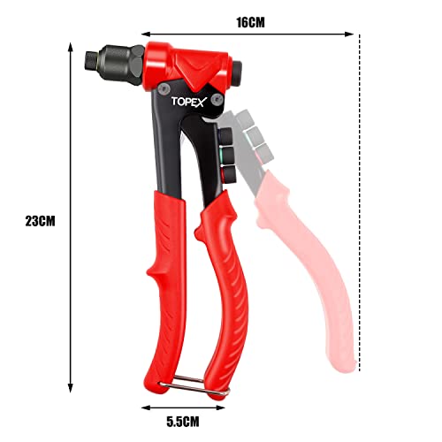 TOPEX 3IN1 Nut Rivet Riveter Rivnut Nutsert Hand Rivet Reamer Reaming Gun