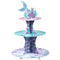 Mermaid Cake Stand 3 Tier Mermaid Party Supplies Mermaid Tail Cupcake Stand for Girls Underwater Theme Party Little Mermaid Baby Shower Birthday