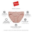 Hanes Womens Cotton Bikini Panties (Pack of 10) Briefs-Underwear, Assorted, 12 US