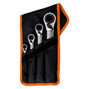 Bahco BHS4RM/4T 4 Piece Ratchet Spanner Set 8-27mm