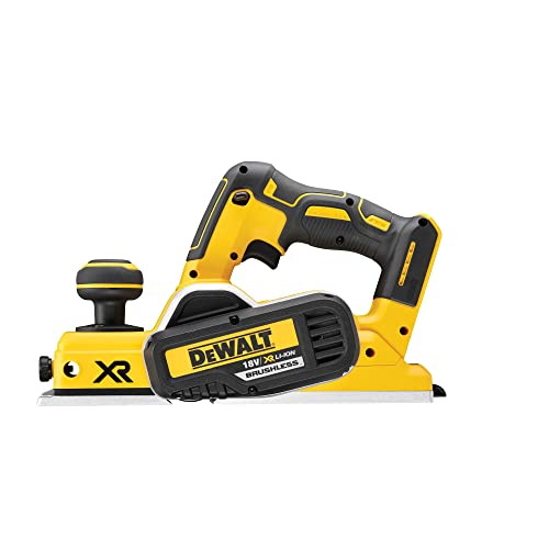 DEWALT DCP580N XR Brushless Cordless Planer - 18V Li-ion - Yellow 18W