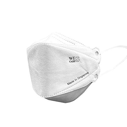 [20Pcs] Wes Care 3D Premium Nonwoven Mask (KF Design) | Made in Singapore | UV Clean, Soft & Comfortable, Easy to Breathe | Ships from Australia