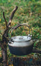 Fire Maple Niumbus 1.2L Camping Kettle Camp Tea Coffee Pot | 1.2L Aluminum Outdoor Hiking Water Boiler | Portable Teapot Lightweight with Foldable Handle for Bushcraft