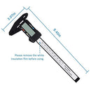 Digital Caliper, Adoric 0-6" Calipers Measuring Tool - Electronic Micrometer Caliper with Large LCD Screen, Auto-Off Feature, Inch and Millimeter Conversion