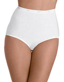 Hanes Women's Core Cotton Extended Size Brief Panty- Assorted (Pack of 5) - White - 11