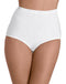 Hanes Women's Core Cotton Extended Size Brief Panty- Assorted (Pack of 5) - White - 11