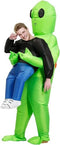 Inflatable Alien Costume Inflatable Halloween Costumes Blow Up Alien Costume for Halloween, Easter,Christmas (Adult Alien (160cm-190cm))