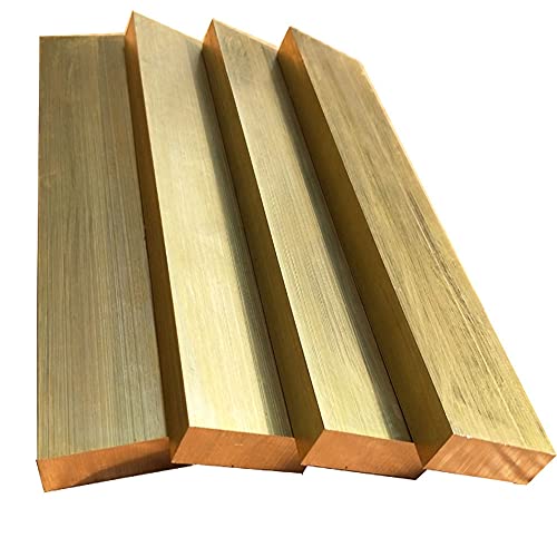 AcbbMNS H59 Brass Flat Bar Strip Solid Metal Plate Sheet Panel 3mm Thickness, 300mm Length, 50mm Width