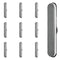 BKSAI Magnetic Fixings for Magnetic Fly Screens Replace Fly Screen Mesh Tape for Window Mosquito Net Fly Inside und Outward Opening Window Magnetic Clips DIY