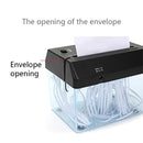 Paper Shredder,USB Paper Shredder Desktop Compact Mini Paper Shredder with Paper Basket and Power Cord, Paper Cutting Machine Cross Cut Shredder for Office School Home