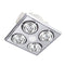 Heller 3-in-1 4 Globe Bathroom 36cm Heater Exhaust Fan w/ 8W LED Light White