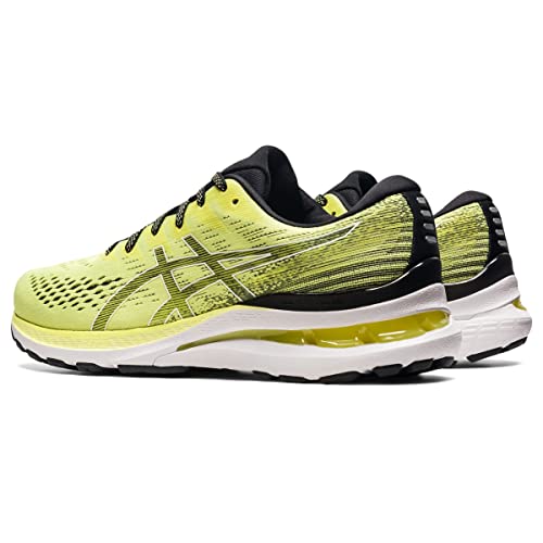 ASICS Men's Gel-Kayano 28 Running Shoes, Glow Yellow/White, 8 US