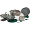 Stanley 02479-004 Base Camp Cook Set, Silver, Outdoor, Outdoor, Camping, Cooking Set, for 4 People, Guaranteed