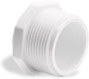 1 Inch PVC Pipe End Cap – Sch 40 MNPT 1 PVC cap – PVC End Cap – 1 Inch Male Threaded Plug - PVC Pipe Cap - PVC Plug Pipe Fitting - PVC Pipe Fittings for Plumbing Water Line