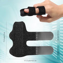 4pcs Finger Splints,Finger Support Brace Finger Splint Broken Finger Stabilizer for Straightening Arthritis Fingers Broken and Strained Arthritis H HOME-MART (Black)