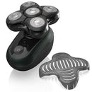 Remington RX7 Ultimate Head Shaver, HC7500AU, 5 Different Cutting Heads, Dual Track Blades for Clean and Comfortable Shave, Ergonomic Design Black 1.0 count