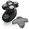 Remington RX7 Ultimate Head Shaver, HC7500AU, 5 Different Cutting Heads, Dual Track Blades for Clean and Comfortable Shave, Ergonomic Design Black 1.0 count