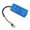 Joyzan CD60 Run Capacitor, Anti Explosion Heat Resisting Run Capacitor 150Uf Capacity 250V Ac 50/60Hz Frequency Round Blue Capacitors with Wire Lead for Motor Air Compressor Start Motors Conditioner