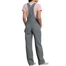 Dickies Women's Denim Bib Overall, Rinsed Hickory Stripe, Medium