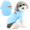 Zunea Dog Jacket Coats for Small Dogs Fleece Winter Coat with D-Ring Soft Warm Water-Resistant Puppy Clothes Thick Windproof Cold Weather Pet Girl Boy Apparel Chihuahua Yorkie Clothing Blue L