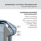 ConairMan Ear and Nose Hair Trimmer for Men, Cordless Battery-Powered Trimmer with Detail and Shaver Attachments, Patent 360 Bevel Blade for No Pull, No Snag Trimming Experience