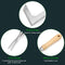 Zhaoyao Weed Puller Tool, Garden Crack Hand Weed Remover, Stainless Steel Crevice Weeding Tool Lawn Yard Gardening Tool with Wood Handle for Sidewalk and Patio 2 Pack