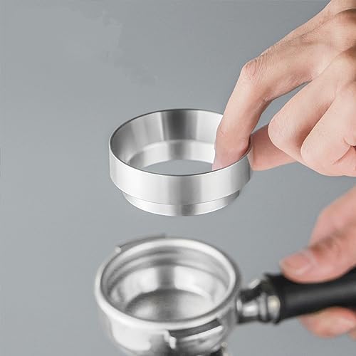 58mm Metering Funnel, Aluminum Espresso Metering Handle Metering Funnel Coffee Metering Ring, Universal Coffee Dosing Ring Coffee Maker Accessories